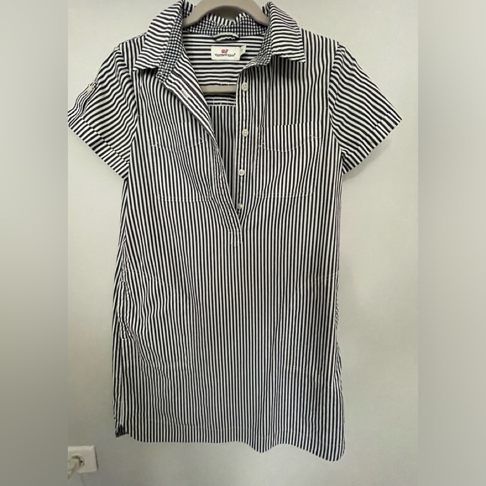 Vineyard vines shirt dress.